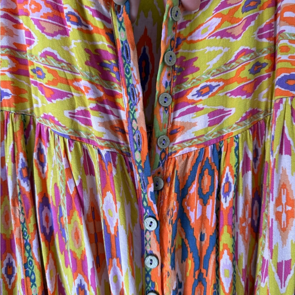 Easel Multicolor Patterned Maxi romper - image 4